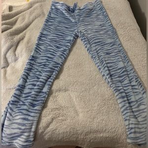 STRAIGHT LEG SOFT TIGER PRINT PERIWINKLE PAJAMAS